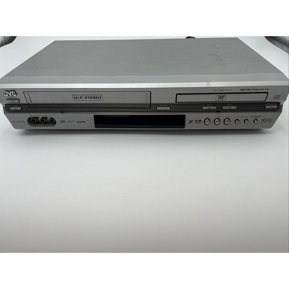 JVC HR-XVC27U DVD VCR Combo Player Recorder VHS No Remote Untested - Picture 1 of 7